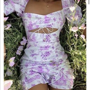 For Love and Lemons Lovely Mini Dress